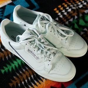 Adidas Continentals Mint green shoes